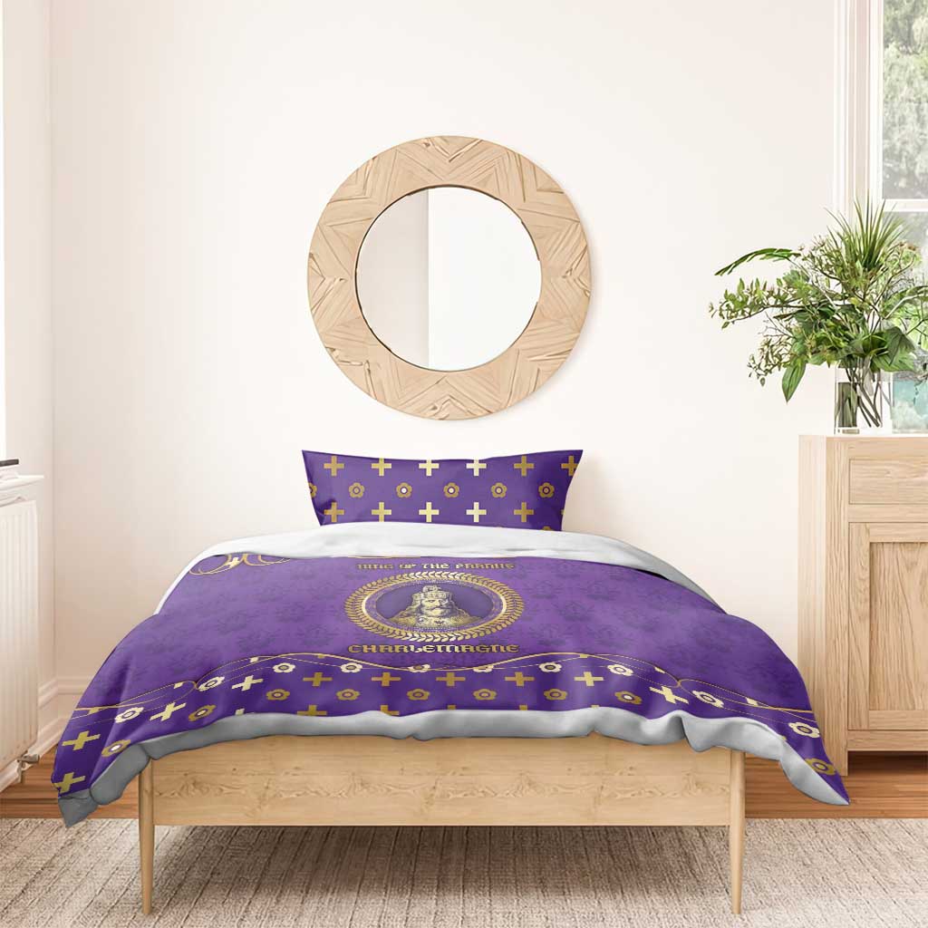 Carolingian Empire Bedding Set Charlemagne King Of The Franks - Wonder Print Shop