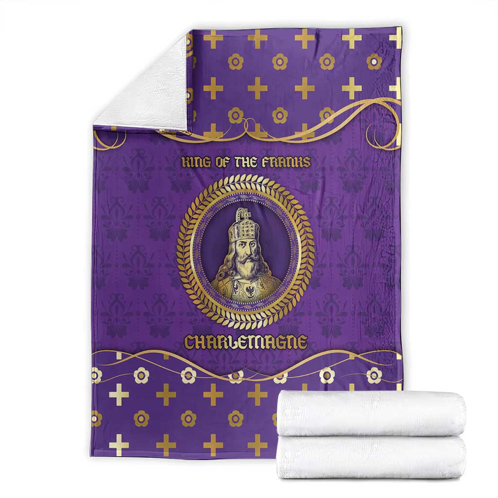 Carolingian Empire Blanket Charlemagne King Of The Franks - Wonder Print Shop