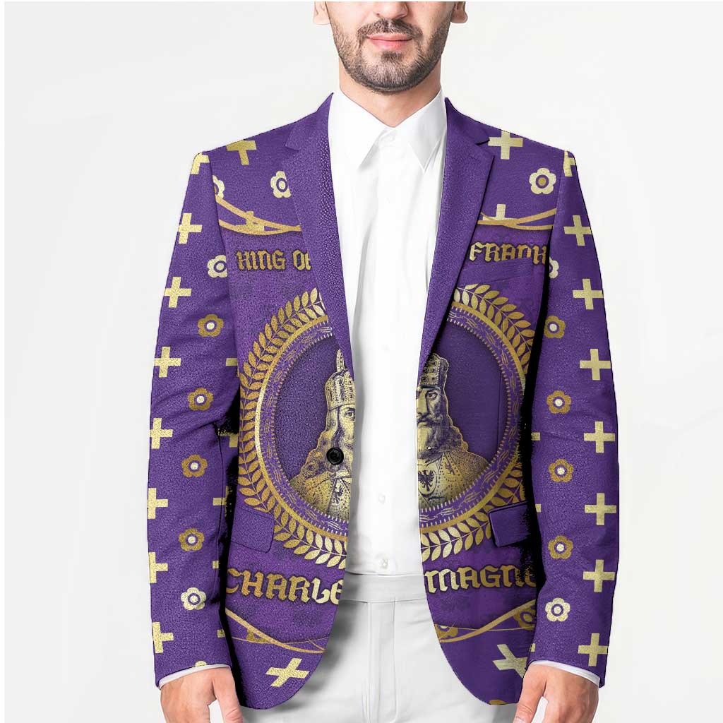 Carolingian Empire Blazer Charlemagne King Of The Franks - Wonder Print Shop