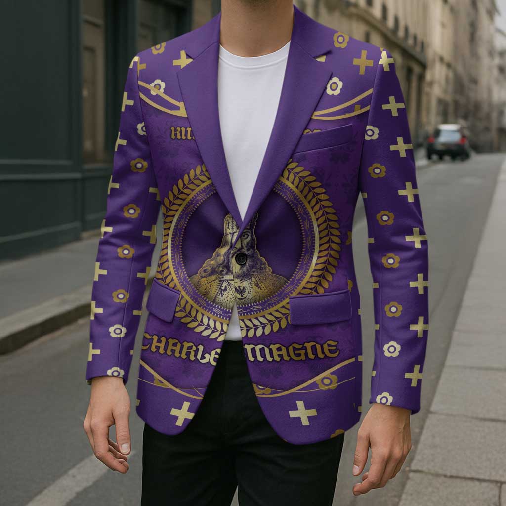 Carolingian Empire Blazer Charlemagne King Of The Franks - Wonder Print Shop