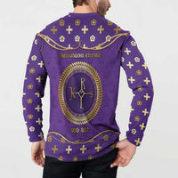 Carolingian Empire Button Sweatshirt Charlemagne King Of The Franks - Wonder Print Shop