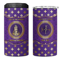 Carolingian Empire 4 in 1 Can Cooler Tumbler Charlemagne King Of The Franks - Wonder Print Shop