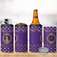 Carolingian Empire 4 in 1 Can Cooler Tumbler Charlemagne King Of The Franks - Wonder Print Shop