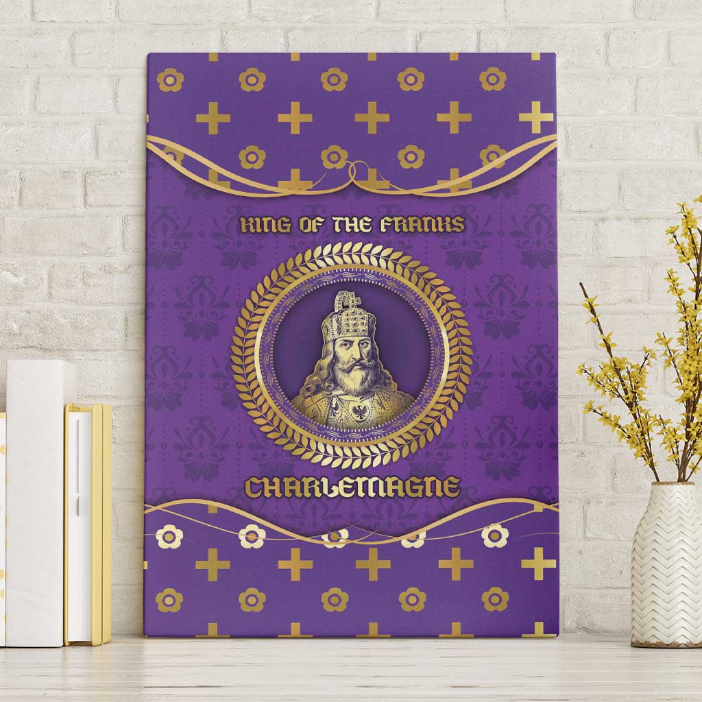 Carolingian Empire Canvas Wall Art Charlemagne King Of The Franks - Wonder Print Shop