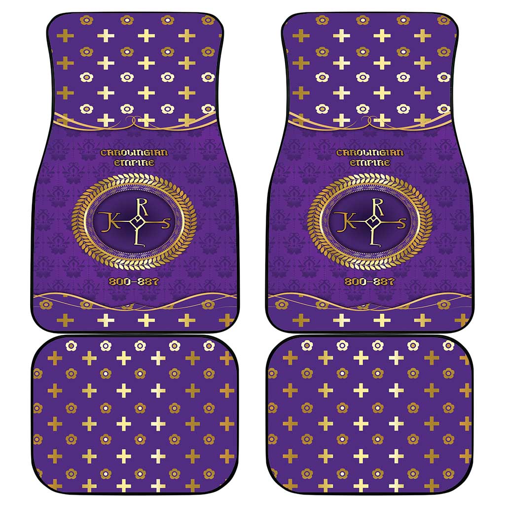 Carolingian Empire Car Mats Charlemagne King Of The Franks - Wonder Print Shop