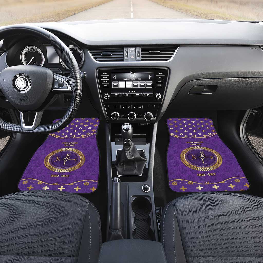 Carolingian Empire Car Mats Charlemagne King Of The Franks - Wonder Print Shop