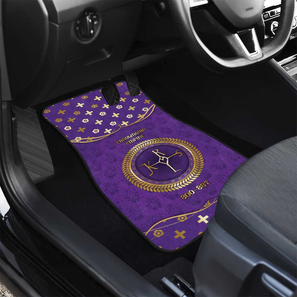Carolingian Empire Car Mats Charlemagne King Of The Franks - Wonder Print Shop