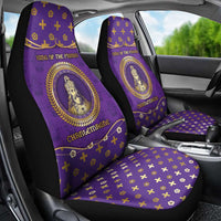 Carolingian Empire Car Seat Cover Charlemagne King Of The Franks - Wonder Print Shop