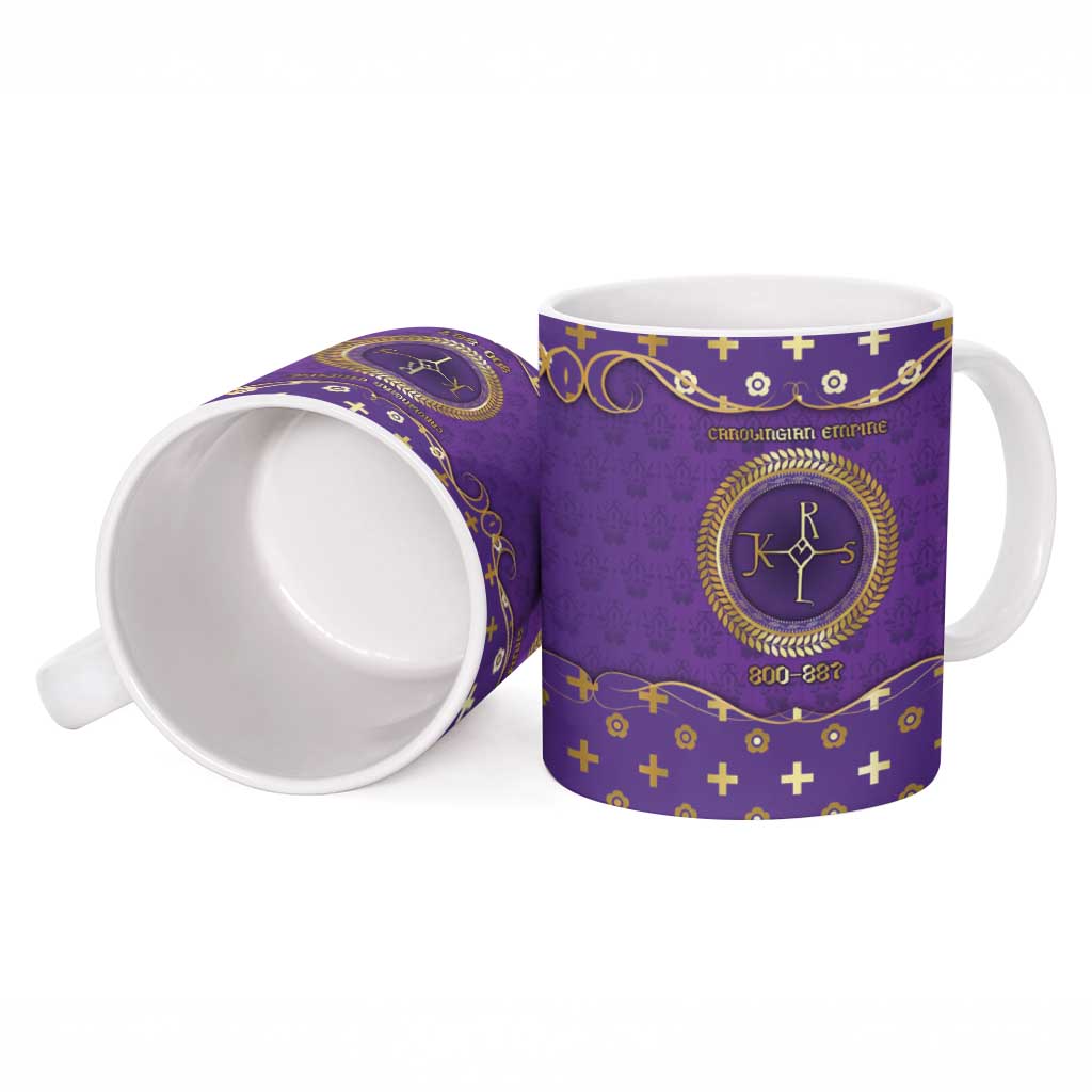 Carolingian Empire Ceramic Mug Charlemagne King Of The Franks - Wonder Print Shop