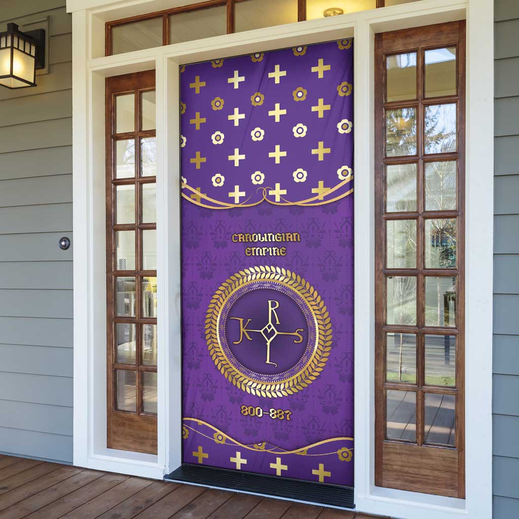 Carolingian Empire Door Cover Charlemagne King Of The Franks - Wonder Print Shop