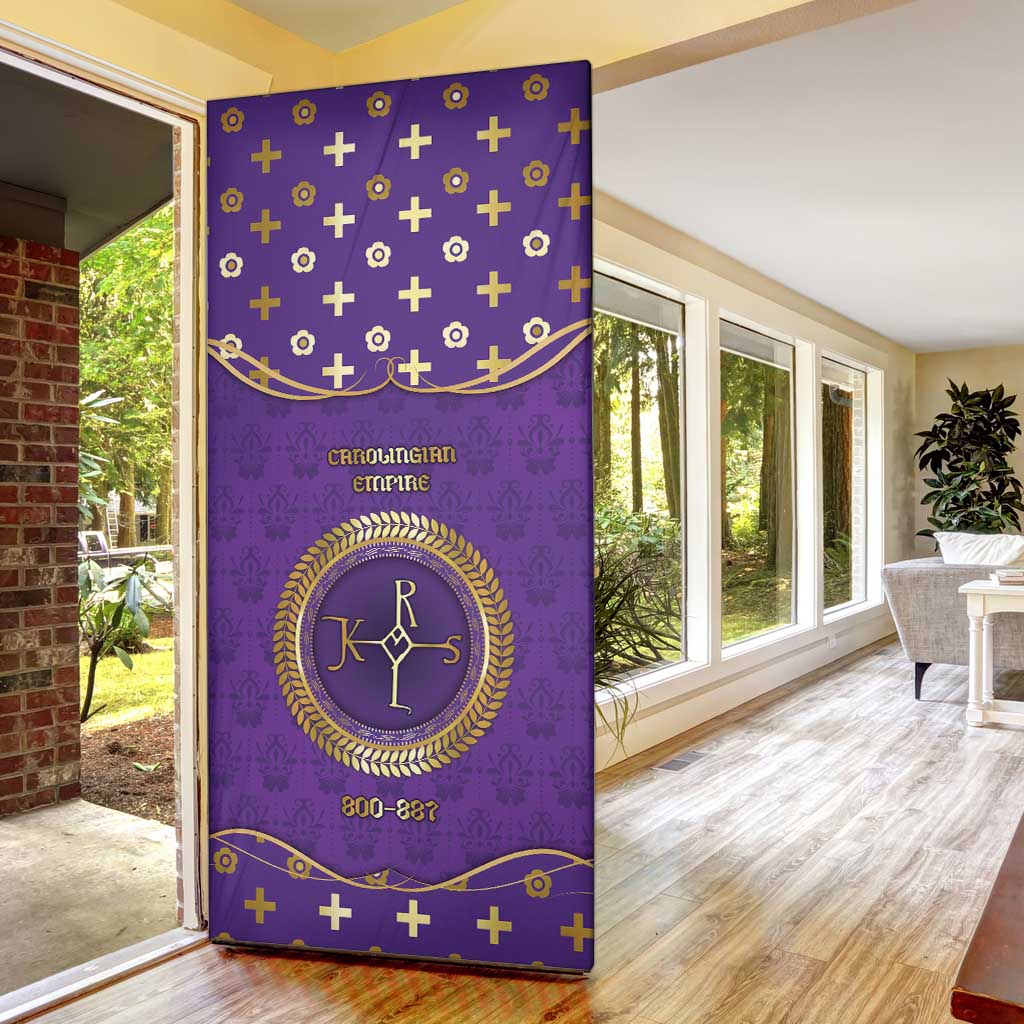 Carolingian Empire Door Cover Charlemagne King Of The Franks - Wonder Print Shop