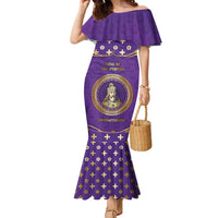 Carolingian Empire Family Matching Mermaid Dress and Hawaiian Shirt Charlemagne King Of The Franks - Wonder Print Shop