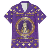 Carolingian Empire Family Matching Off Shoulder Maxi Dress and Hawaiian Shirt Charlemagne King Of The Franks - Wonder Print Shop