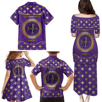 Carolingian Empire Family Matching Puletasi and Hawaiian Shirt Charlemagne King Of The Franks - Wonder Print Shop