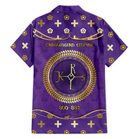 Carolingian Empire Family Matching Summer Maxi Dress and Hawaiian Shirt Charlemagne King Of The Franks - Wonder Print Shop