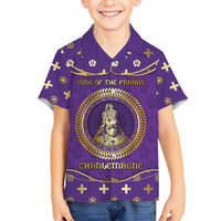 Carolingian Empire Family Matching Summer Maxi Dress and Hawaiian Shirt Charlemagne King Of The Franks - Wonder Print Shop