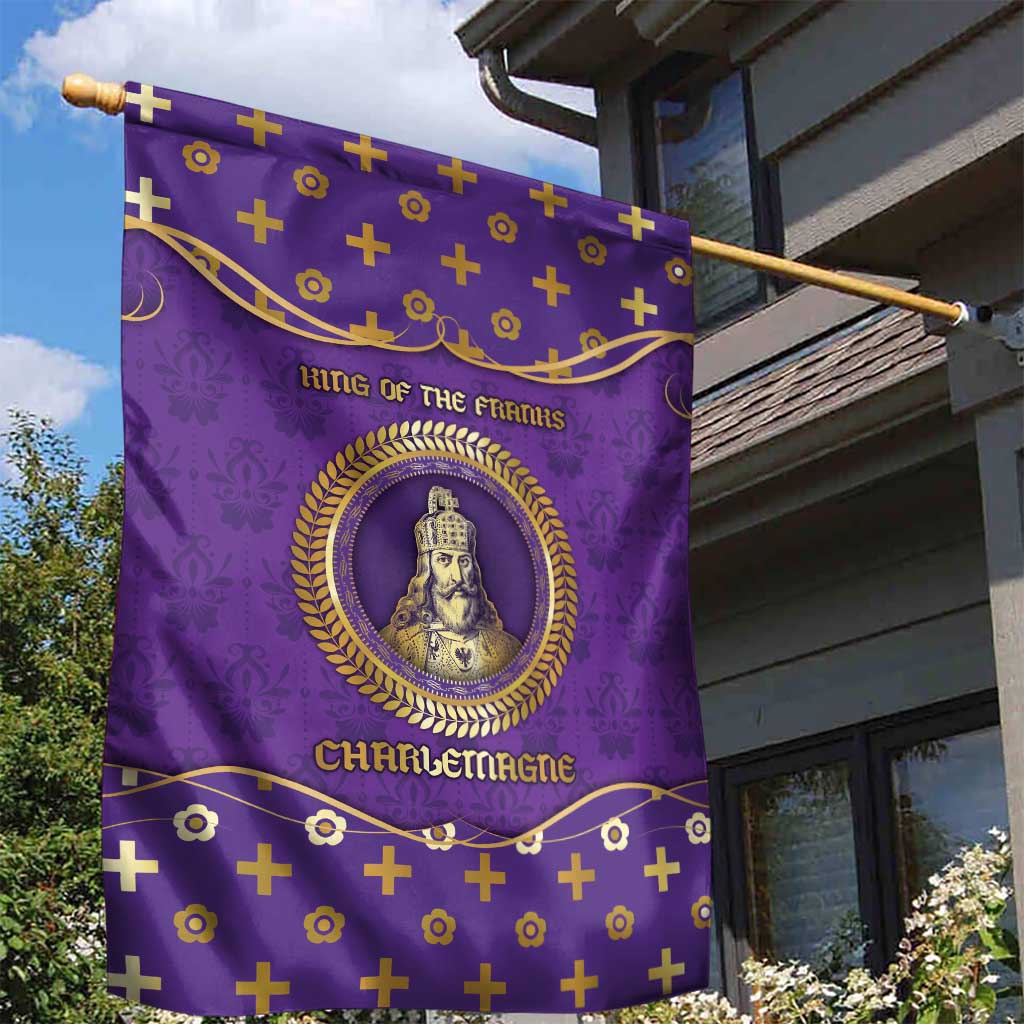 Carolingian Empire Garden Flag Charlemagne King Of The Franks - Wonder Print Shop
