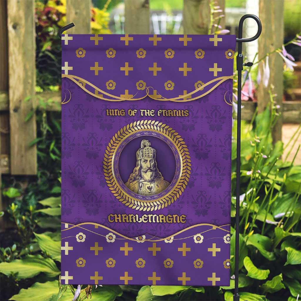 Carolingian Empire Garden Flag Charlemagne King Of The Franks - Wonder Print Shop