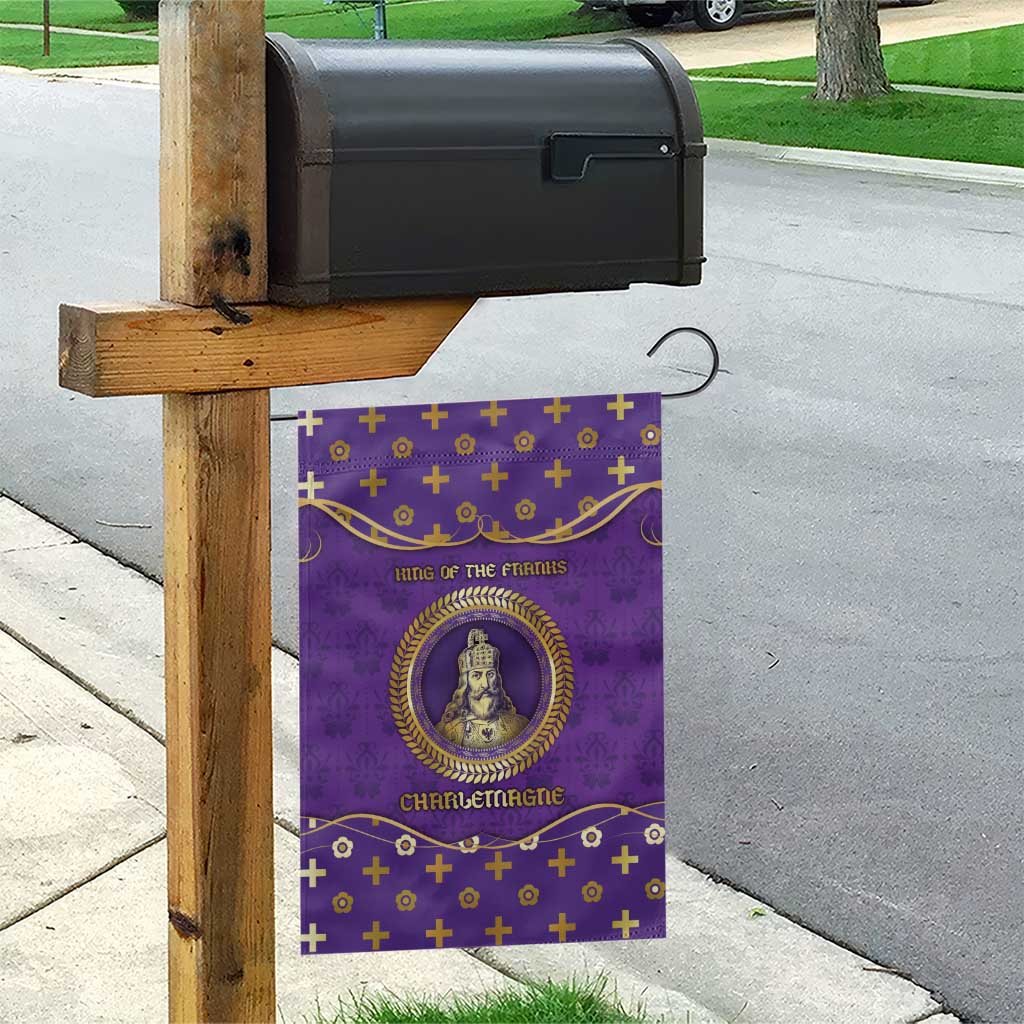 Carolingian Empire Garden Flag Charlemagne King Of The Franks - Wonder Print Shop
