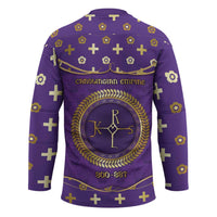 Carolingian Empire Hockey Jersey Charlemagne King Of The Franks - Wonder Print Shop
