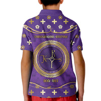 Carolingian Empire Kid Polo Shirt Charlemagne King Of The Franks - Wonder Print Shop