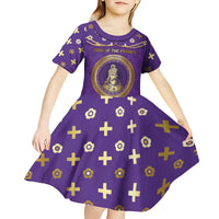 Carolingian Empire Kid Short Sleeve Dress Charlemagne King Of The Franks - Wonder Print Shop