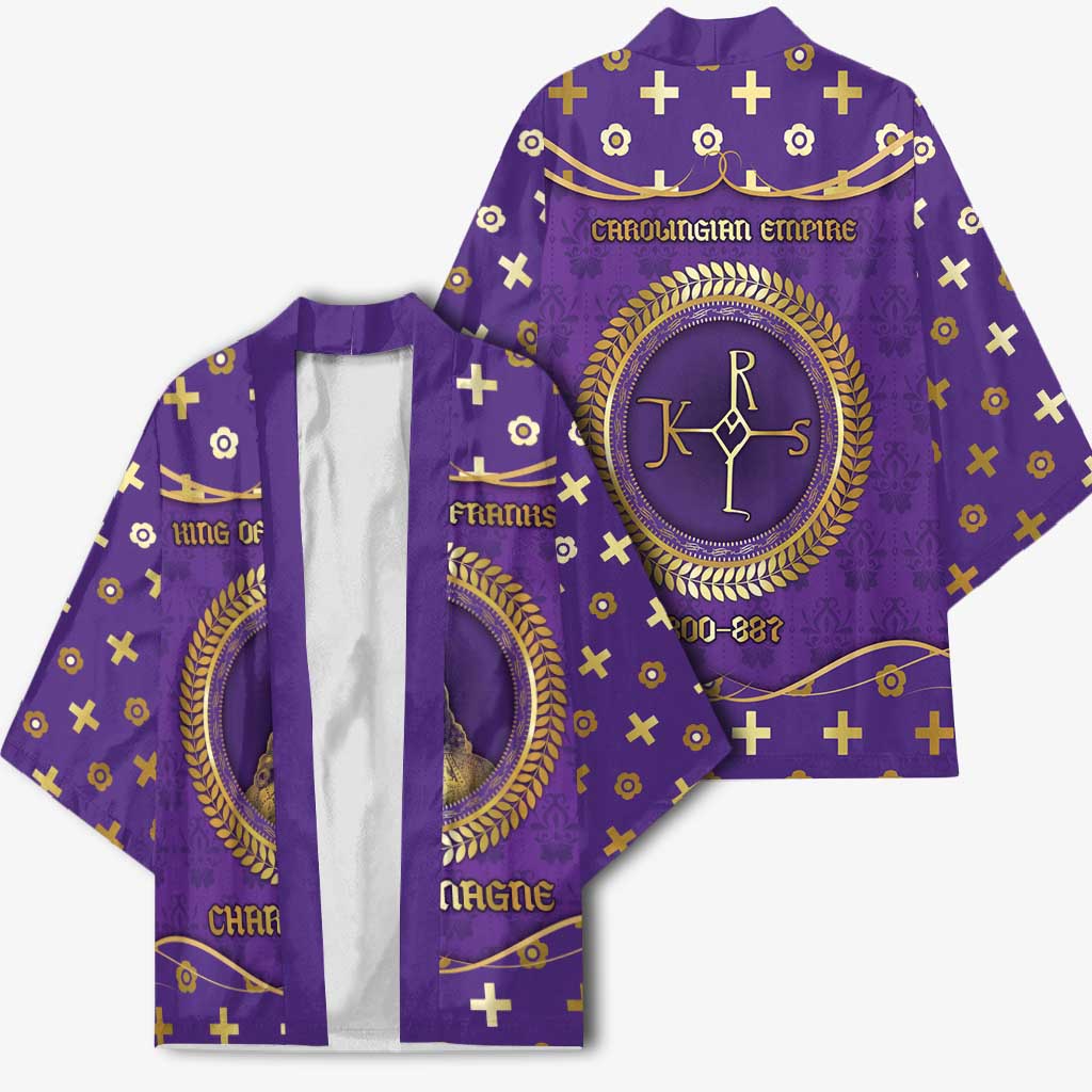 Carolingian Empire Kimono Charlemagne King Of The Franks - Wonder Print Shop