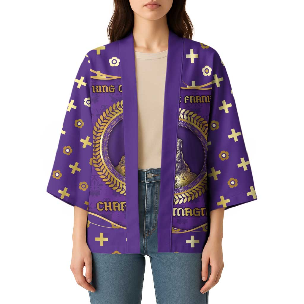 Carolingian Empire Kimono Charlemagne King Of The Franks - Wonder Print Shop