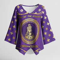 Carolingian Empire Kimono Sleeve Blouse Charlemagne King Of The Franks - Wonder Print Shop