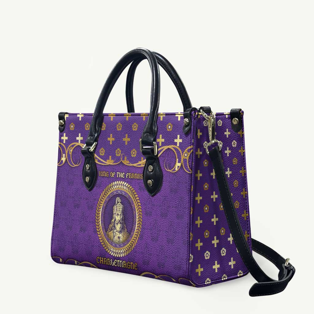 Carolingian Empire Leather Bag Charlemagne King Of The Franks - Wonder Print Shop