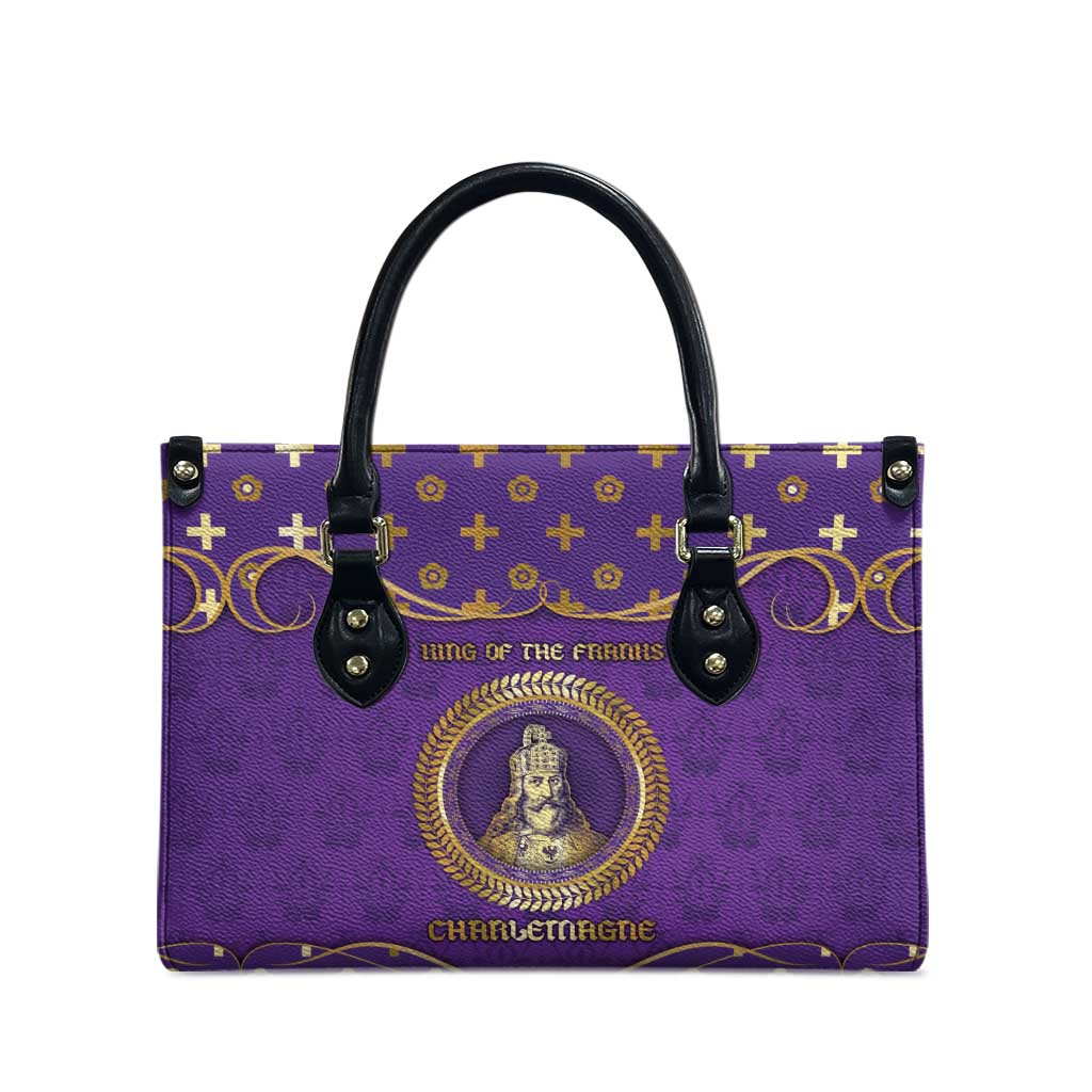 Carolingian Empire Leather Bag Charlemagne King Of The Franks - Wonder Print Shop