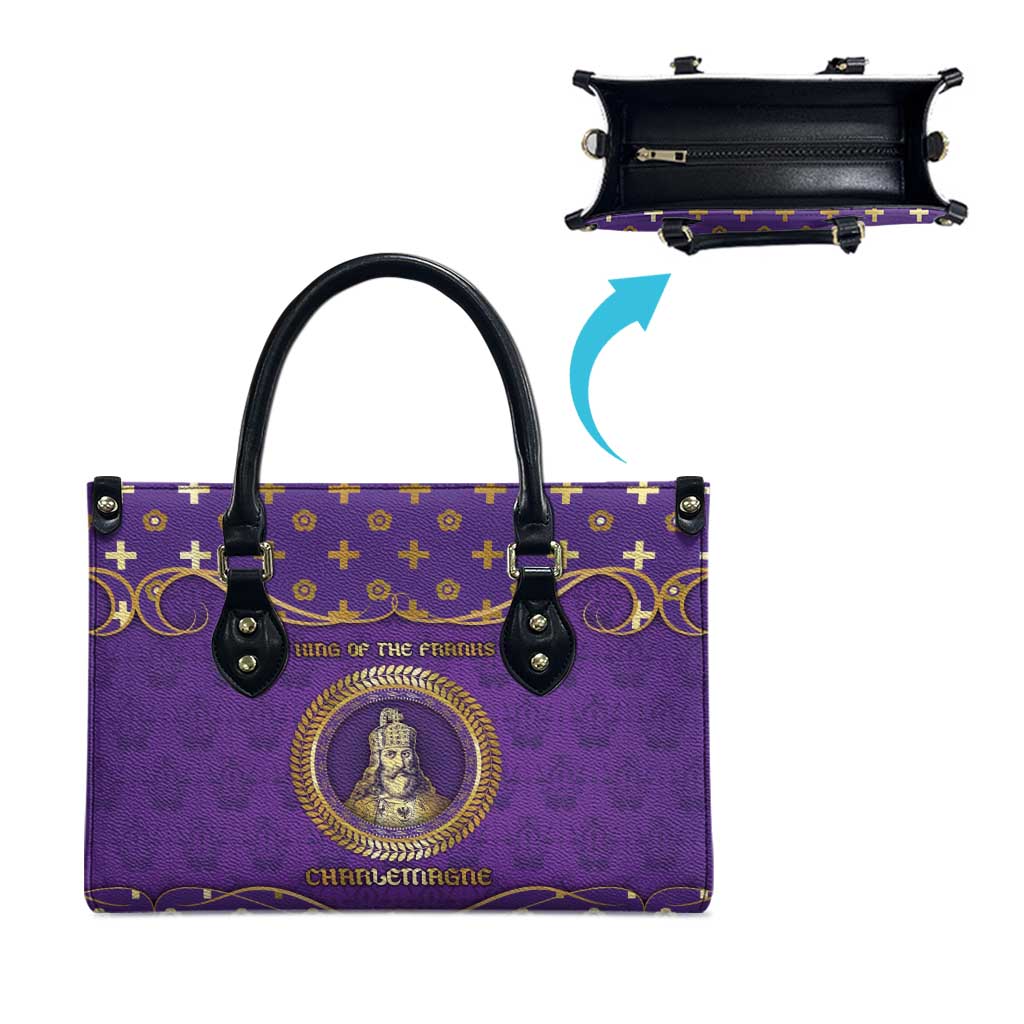 Carolingian Empire Leather Bag Charlemagne King Of The Franks - Wonder Print Shop