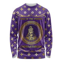 Carolingian Empire Long Sleeve Shirt Charlemagne King Of The Franks - Wonder Print Shop