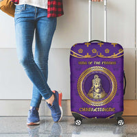 Carolingian Empire Luggage Cover Charlemagne King Of The Franks - Wonder Print Shop