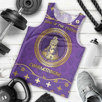 Carolingian Empire Men Tank Top Charlemagne King Of The Franks - Wonder Print Shop
