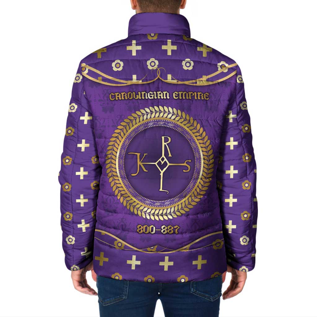 Carolingian Empire Padded Jacket Charlemagne King Of The Franks - Wonder Print Shop