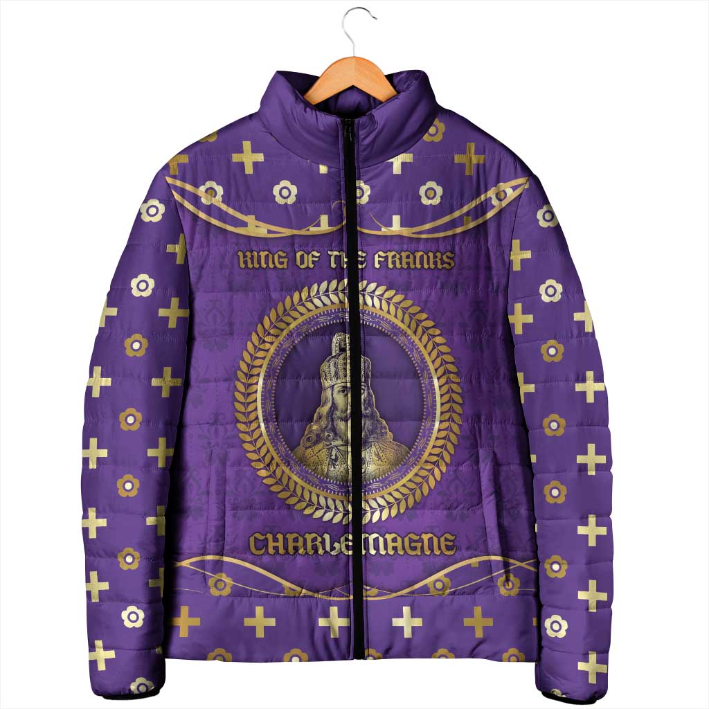 Carolingian Empire Padded Jacket Charlemagne King Of The Franks - Wonder Print Shop