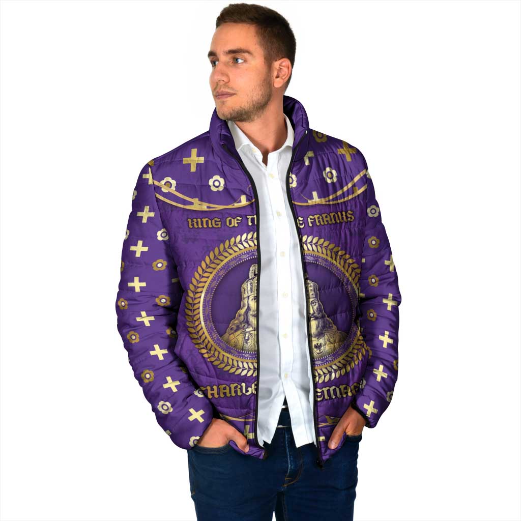 Carolingian Empire Padded Jacket Charlemagne King Of The Franks - Wonder Print Shop