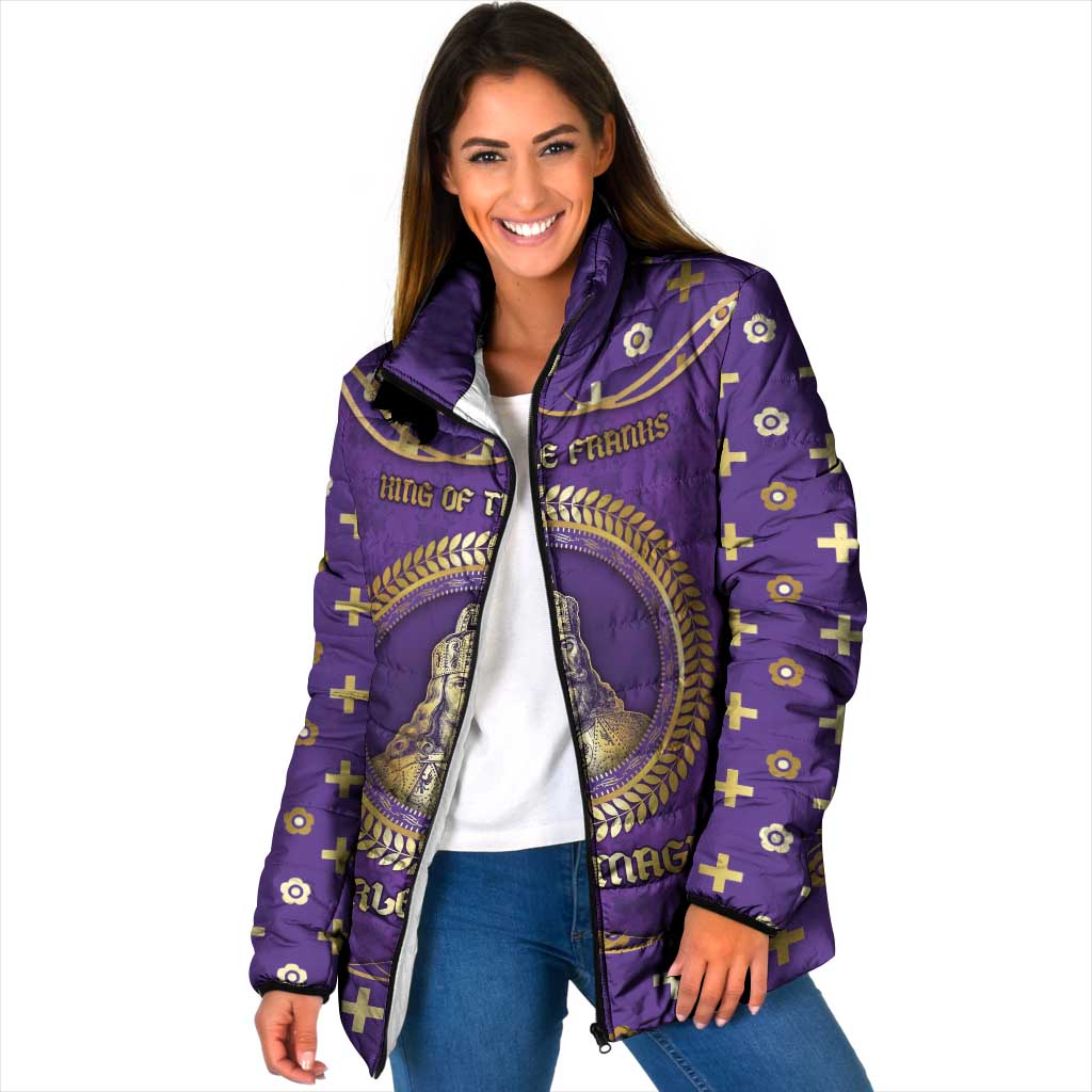 Carolingian Empire Padded Jacket Charlemagne King Of The Franks - Wonder Print Shop