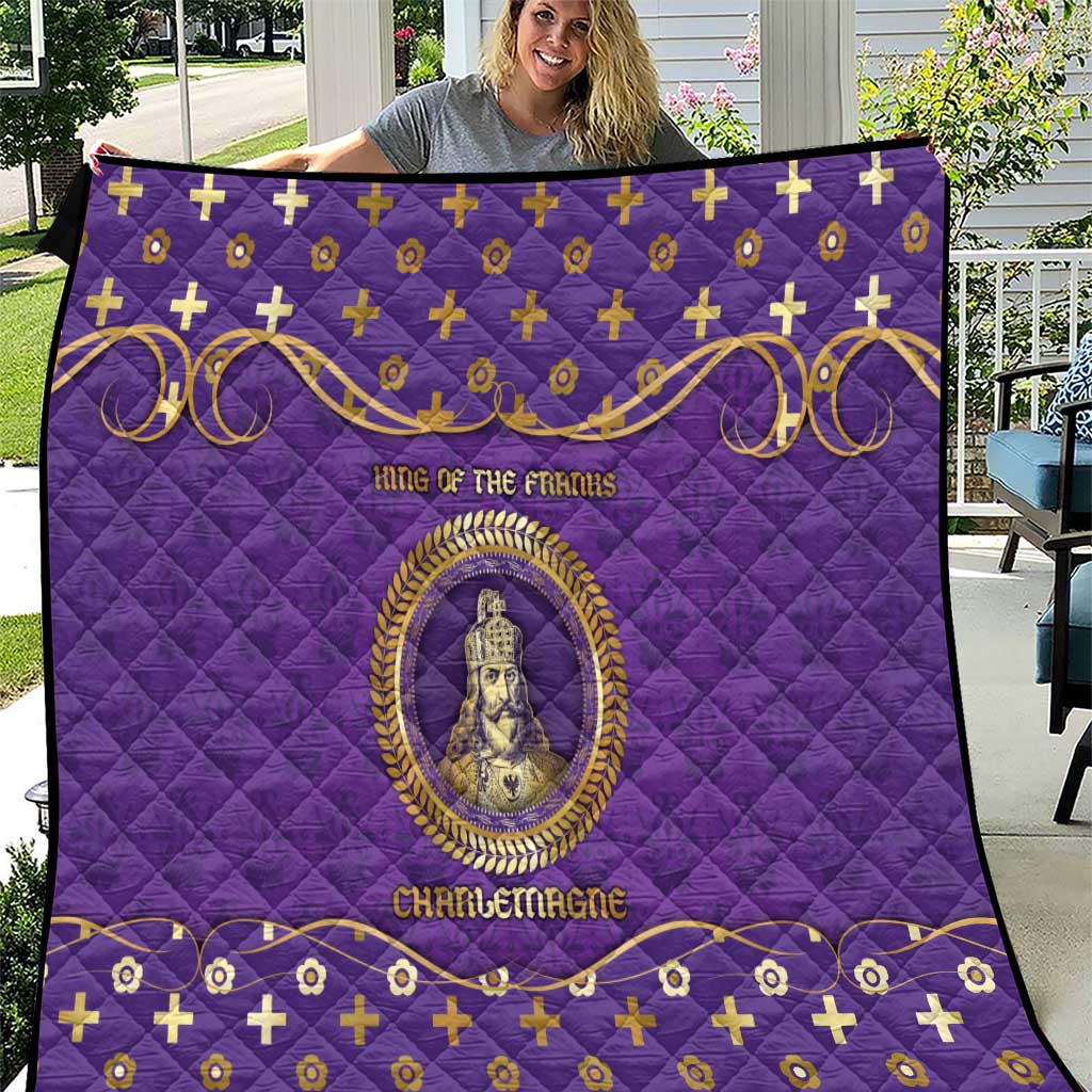 Carolingian Empire Quilt Charlemagne King Of The Franks - Wonder Print Shop