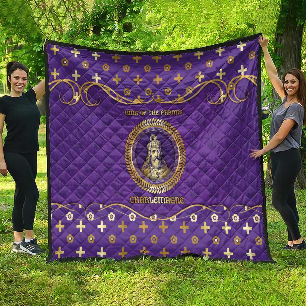 Carolingian Empire Quilt Charlemagne King Of The Franks - Wonder Print Shop