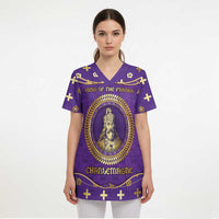 Carolingian Empire Scrub Top Charlemagne King Of The Franks - Wonder Print Shop