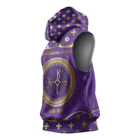 Carolingian Empire Sleeveless Hoodie Charlemagne King Of The Franks - Wonder Print Shop