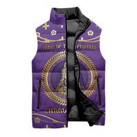 Carolingian Empire Sleeveless Puffer Jacket Charlemagne King Of The Franks - Wonder Print Shop