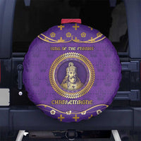 Carolingian Empire Spare Tire Cover Charlemagne King Of The Franks - Wonder Print Shop