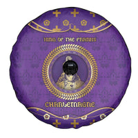 Carolingian Empire Spare Tire Cover Charlemagne King Of The Franks - Wonder Print Shop