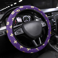 Carolingian Empire Steering Wheel Cover Charlemagne King Of The Franks - Wonder Print Shop