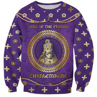 Carolingian Empire Sweatshirt Charlemagne King Of The Franks - Wonder Print Shop