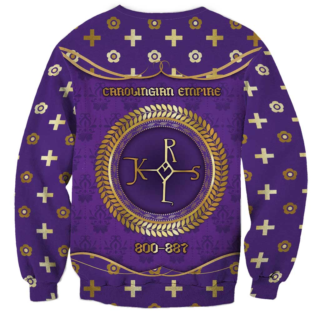 Carolingian Empire Sweatshirt Charlemagne King Of The Franks - Wonder Print Shop
