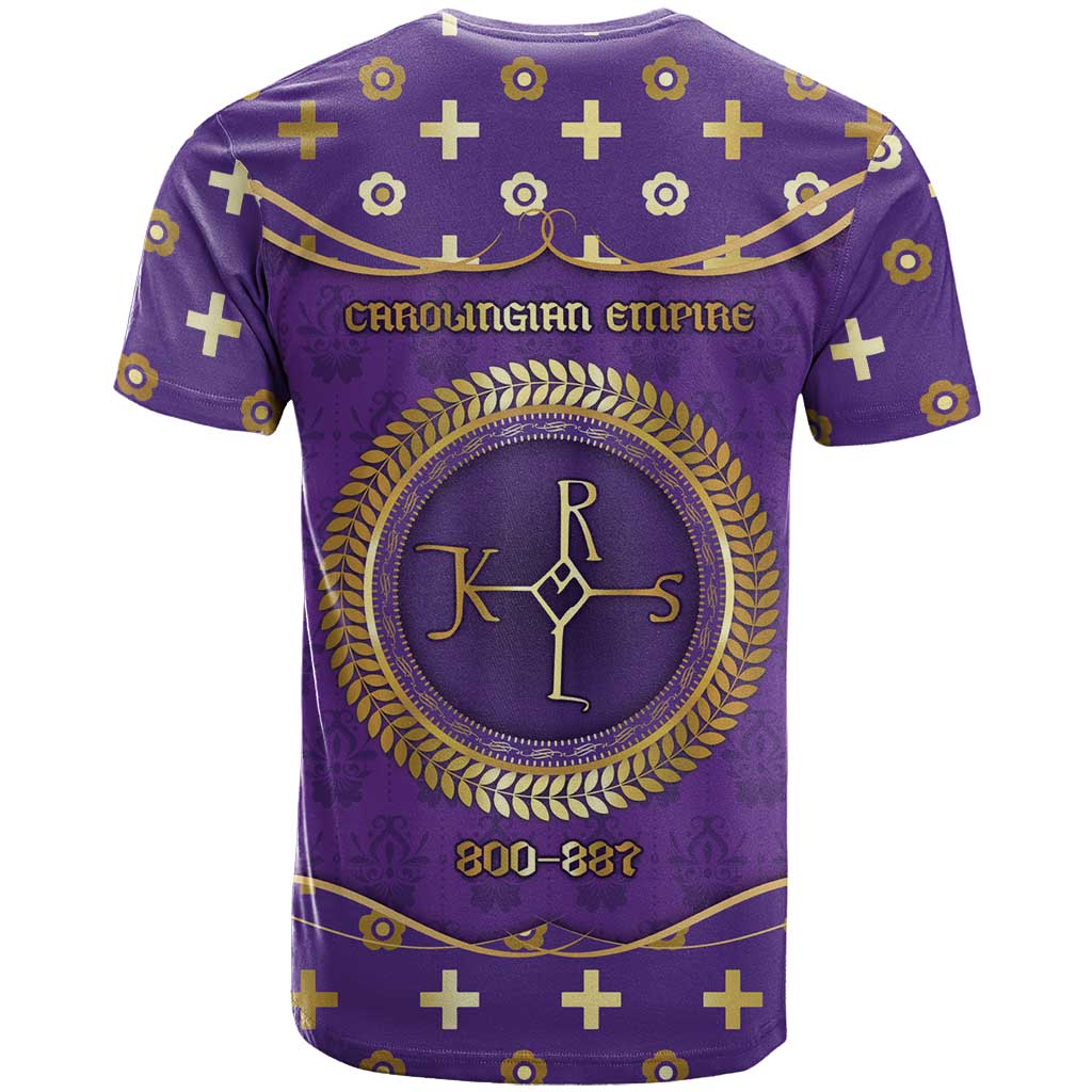 Carolingian Empire T Shirt Charlemagne King Of The Franks - Wonder Print Shop